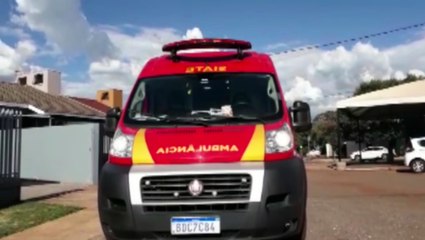Homem cai do telhado no Bairro Santa Cruz