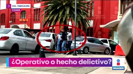 Sujetos en autos se llevan con violencia a una persona en la CDMX