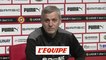 Genesio avant le derby OL-ASSE : « Saint-Étienne reste un grand club » - Foot - L1 - Rennes