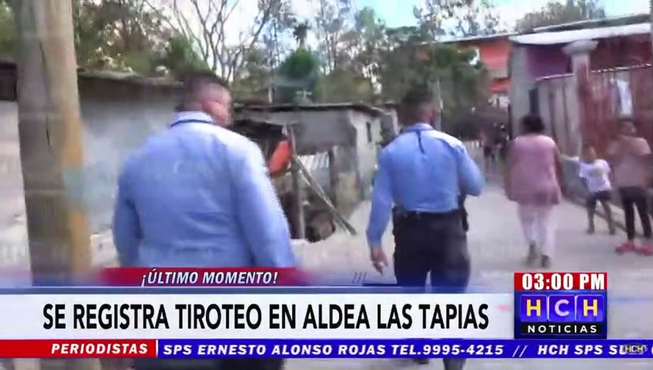 ¡Autoridades atienden denuncia de balacera cerca de aldea Las Tapias!