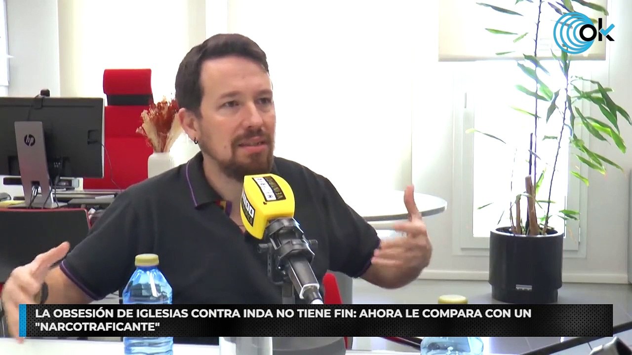La obsesión de Iglesias contra Inda no tiene fin: ahora le compara con un "narcotraficante"