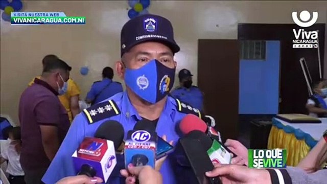 Estelí: Hijos De Oficiales De La Policía Nacional Recibieron Paquetes Escolares