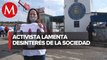 Sin asistentes, protesta para exigir justicia por bebé muerto hallado en penal de Puebla