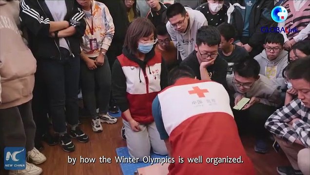 GLOBALink - Italian volunteer impressed by -well-organized- Winter Olympics