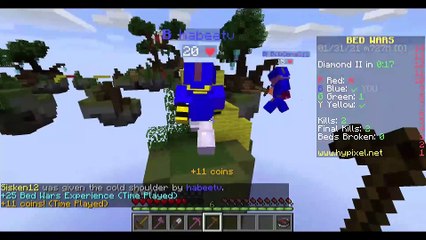 Minecraft Hypixel Bedwars 1