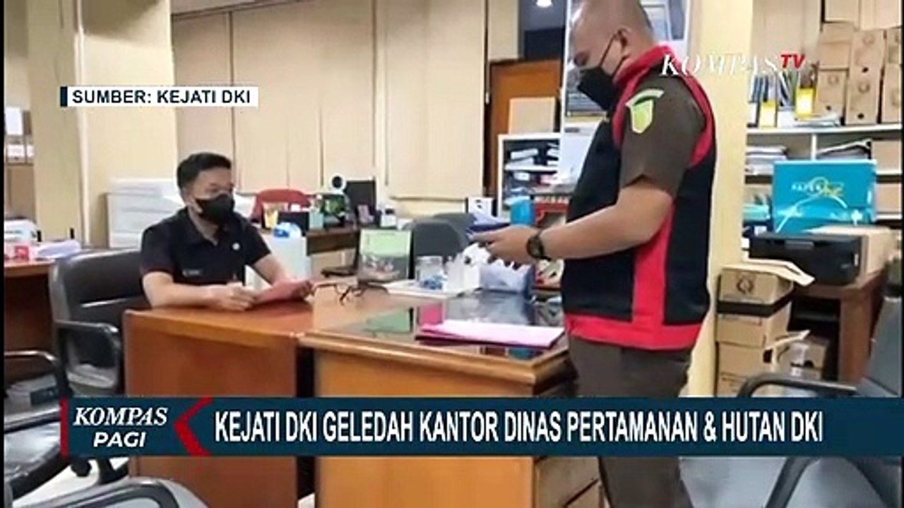 Terkait Dugaan Korupsi Pembebasan Lahan, Kejati DKI Geledah Kantor Dinas Pertamanan dan Hutan DKI
