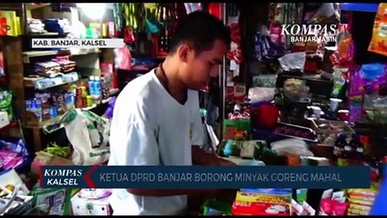 Harga Turun, Ketua DPRD Banjar Justru Borong Minyak Goreng Mahal di Pasar