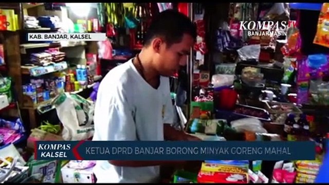 Harga Turun, Ketua DPRD Banjar Justru Borong Minyak Goreng Mahal di Pasar