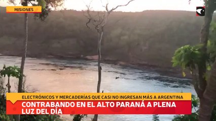 Contrabando en el Alto Paraná