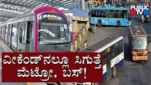 Namma Metro & BMTC Service Will Be Available As Usual During Weekends