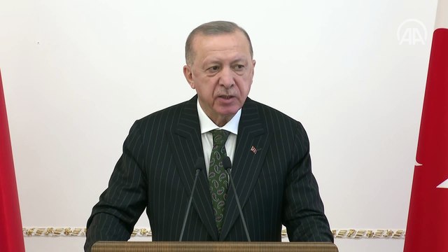 Cumhurbaşkanı Erdoğan, MÜSİAD heyetini kabulünde konuştu