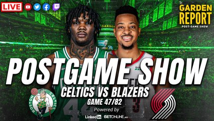 Garden Report: Celtics Collapse Late in Game, Lose to Trail Blazers 109-105