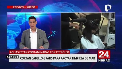 Salones de belleza realizan cortes de cabello gratuitos para apoyar en limpieza de mar