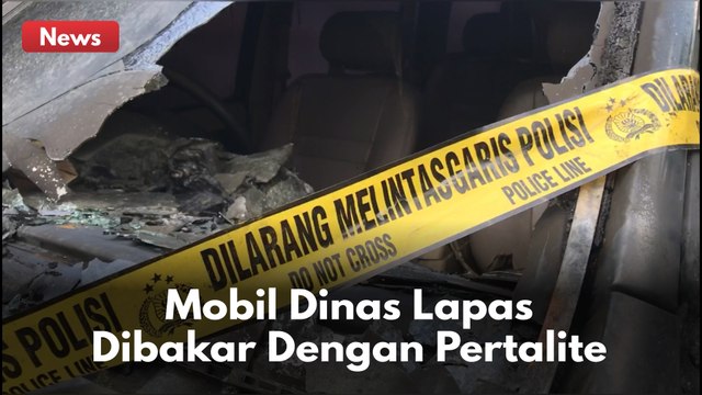 MOBIL DINAS KEPALA KEAMANAN LAPAS PEKANBARU DIBAKAR PAKAI PERTALITE !!