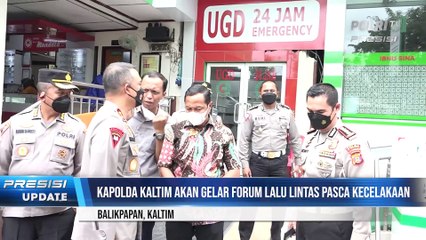 Kapolda Kaltim Kunjungi Balita Korban Kecelakaan Maut yang Dirawat di RS