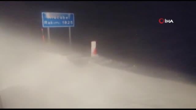 Tipinin etkili olduğu Antalya-Konya karayolunda uzun araçların geçişine izin verilmiyor