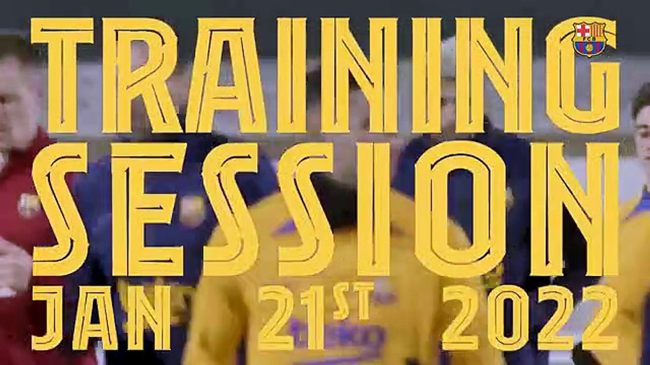 Sesión de entreno del Barça preparando la visita al Alavés / FCB