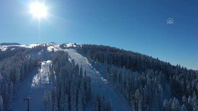 KASTAMONU - Ilgaz Dağı, yarıyıl tatilinde kayak turizmini tercih edecekler için hazır
