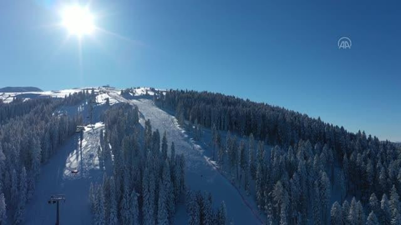 KASTAMONU - Ilgaz Dağı, yarıyıl tatilinde kayak turizmini tercih edecekler için hazır