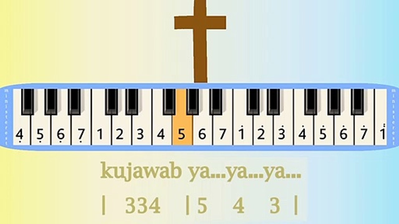 DENGAR DIA PANGGIL NAMA SAYA: PIANIKA ❲MELODICA❳ TUTORIAL | LAGU ROHANI
