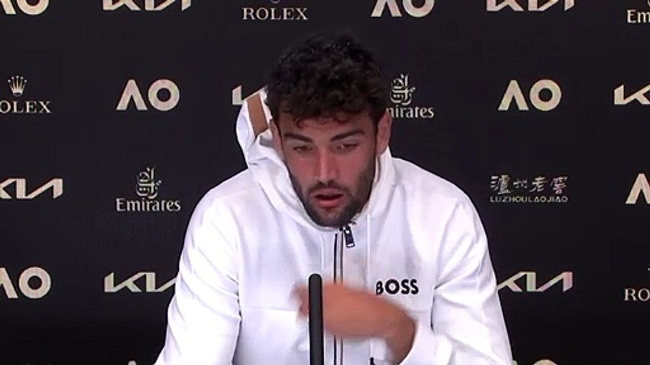 Open d'Australie 2022 - Matteo Berretini : "I'm getting better and better"