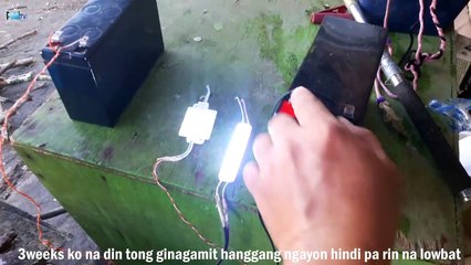 Tips: Battery ng motor safe na safe gamiting pang-ilaw ngayong panahon na walang kuryente