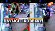 Caught On Cam: Daylight Robbery In Medicine Store