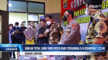 Polda Lampung Ungkap Kasus Peredaran Narkoba Jaringan Antar Provinsi Dengan Menangkap 2 Tersangka