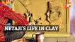 Netaji Subhash Chandra Bose’s Life Captured In Clay Art
