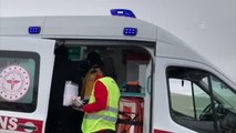 54 yaşındaki hasta, ambulans uçakla Erzurum'a sevk edildi