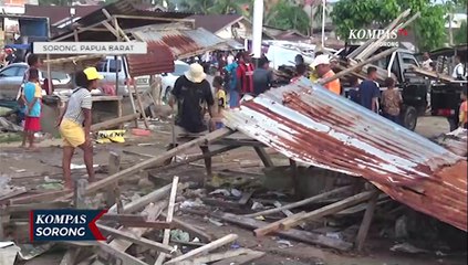 Pedagang Boswesen Pilih Bongkar Lapak Sendiri Ketimbang Penggusuran