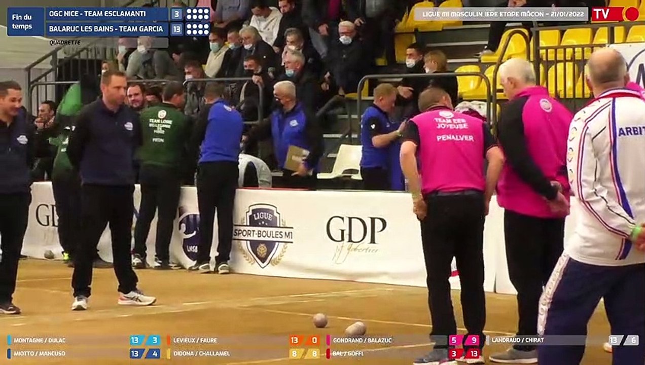 LIGUE SPORT-BOULES M1 | ETAPE 1 - MACON | Fin 2e et 3e parties