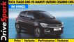 Tata Tiago CNG Vs Maruti Suzuki Celerio CNG Comparison | Which CNG Hatchback To Buy?