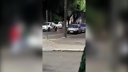 Briga na Rua Paraná movimenta a manhã de sábado em Cascavel; veja o vídeo