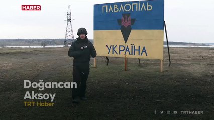 TRT Haber Donbas'ta Pavlopil kasabasında: Sessizliğin içinde gerginlik