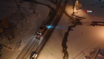 Ankara Büyükşehir Belediyesi karla mücadelede teyakkuzda