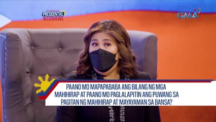 Lacson, Robredo, Moreno, at Pacquiao tungkol sa kahirapan sa PH | Jessica Soho prest'l Interviews