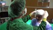 اطباء اتراك ينقذون حياة طفلة سورية