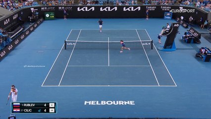 Cilic - Rublev - Highlights Open d'Australie