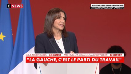 Meeting d'Anne Hidalgo, à Aubervilliers : «Le SMIC sera revalorisé de 15%»