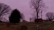Sky turns purple at Tennessee sunset