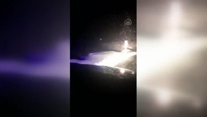 UMKE ekipleri kar nedeniyle köyde mahsur kalan 2 hastayı kurtardı