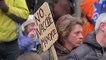 Protestors march against NHS staff vaccine mandate