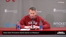 Nate Oats Previews Home Game vs Missouri