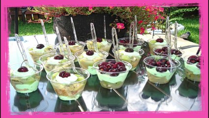 El Mejor Postre Sin Horno y NO huevo  con kiwis y Frutas.