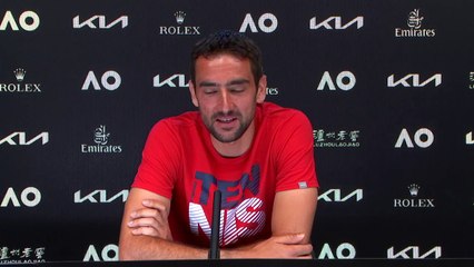 Open d'Australie 2022 - Marin Cilic : "If I play the best I can, I have the opportunity to beat almost everyone on the circuit"