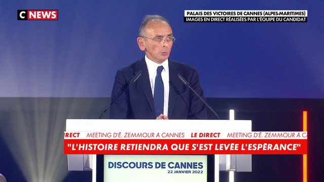 Éric Zemmour sur l'union des droites : «Ce n'est pas un slogan de politicien, c'est l'union du peuple»