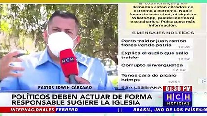 “Funcionarios deben buscar sabiduría, armonía y la paz”: Pastor