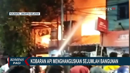 Kebakaran Menghanguskan Sejumlah Bangunan di Kalibata, Lalu Lintas Menuju Cililitan Sempat Ditutup