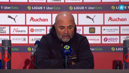 Lens 2-0 OM l La réaction de Jorge Sampaoli